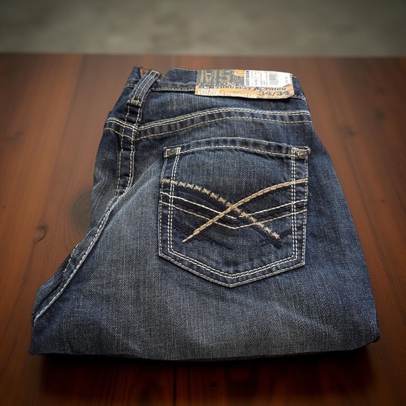 Ariat slim Straight,stackable M5 Arrowhead Dead-run 100% cotton SZ 34 X 34 DRK - Picture 9 of 9